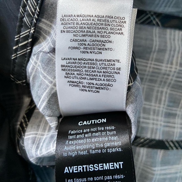 Columbia Black and Gray Trench Coat with Hood - Picture 8 of 8